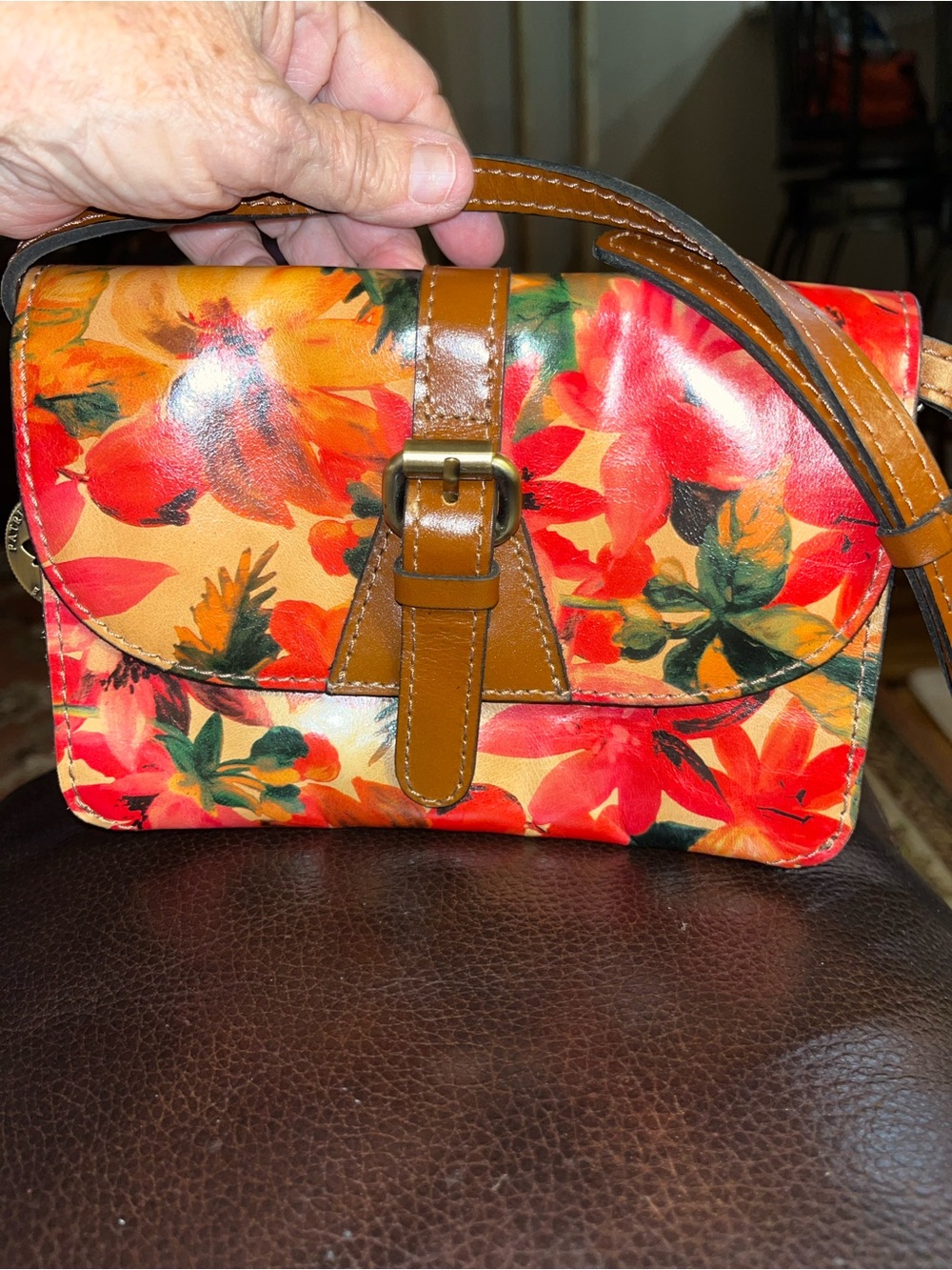 Like new Patricia Nash Torri 15th Anniversary Edition Spring Multi Crossbody